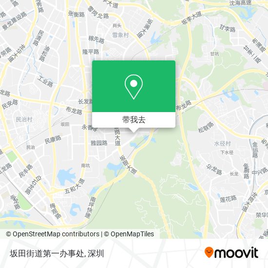 坂田街道第一办事处地图