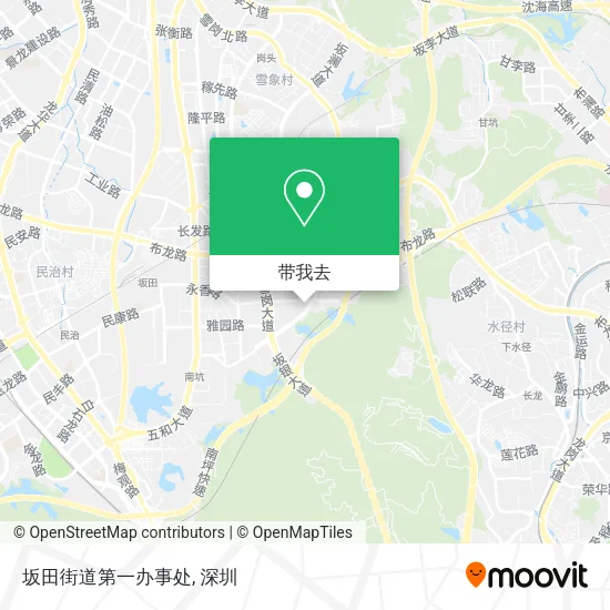 坂田街道第一办事处地图