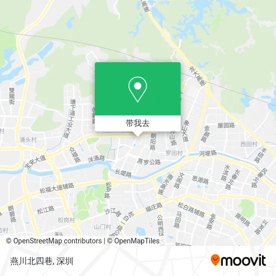 燕川北四巷地图