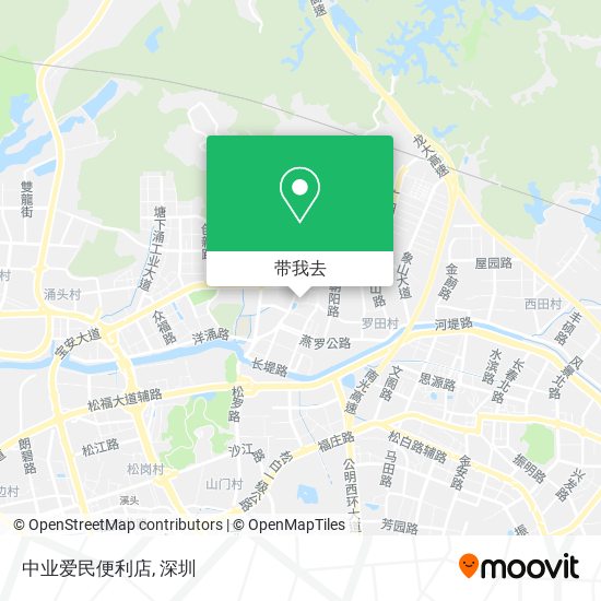 中业爱民便利店地图
