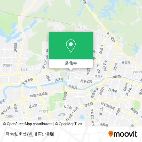 昌南私房菜(燕川店)地图