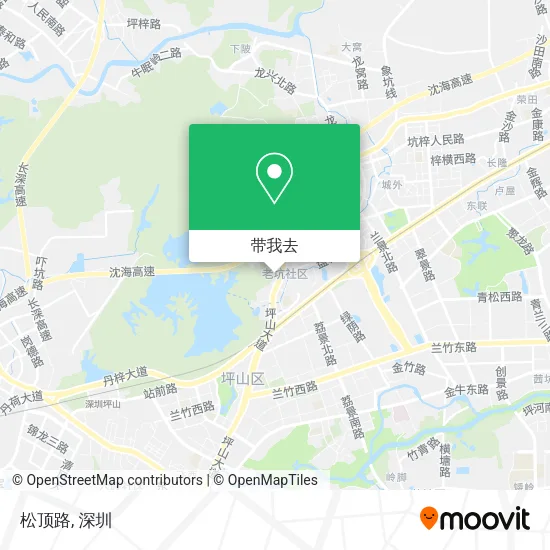 松顶路地图