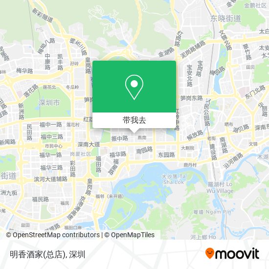 明香酒家(总店)地图