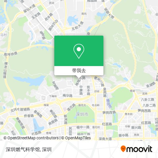 深圳燃气科学馆地图