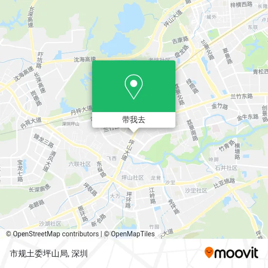 市规土委坪山局地图