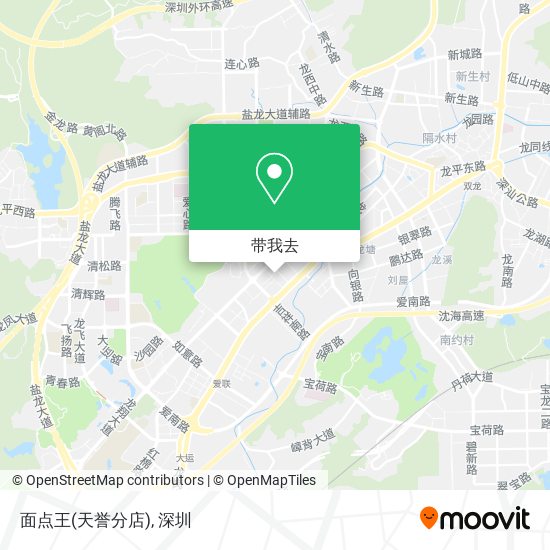 面点王(天誉分店)地图