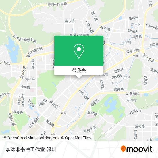 李沐非书法工作室地图