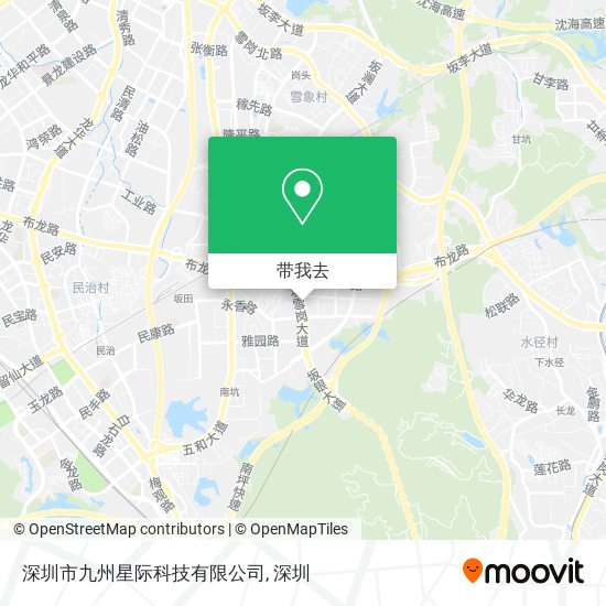 深圳市九州星际科技有限公司地图