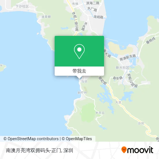 南澳月亮湾双拥码头-正门地图
