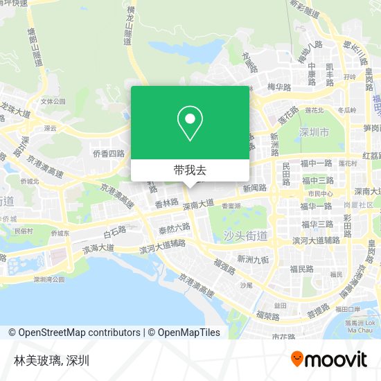林美玻璃地图