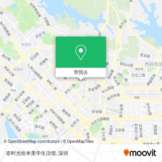 牵时光绘本美学生活馆地图