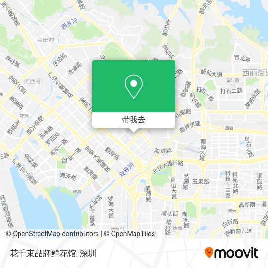 花千束品牌鲜花馆地图