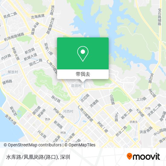 水库路/凤凰岗路(路口)地图