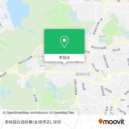 美味园自选快餐(金湖湾店)地图