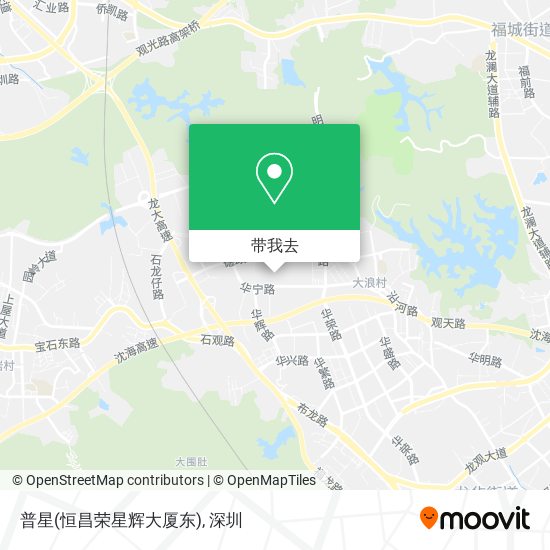 普星(恒昌荣星辉大厦东)地图