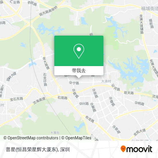 普星(恒昌荣星辉大厦东)地图