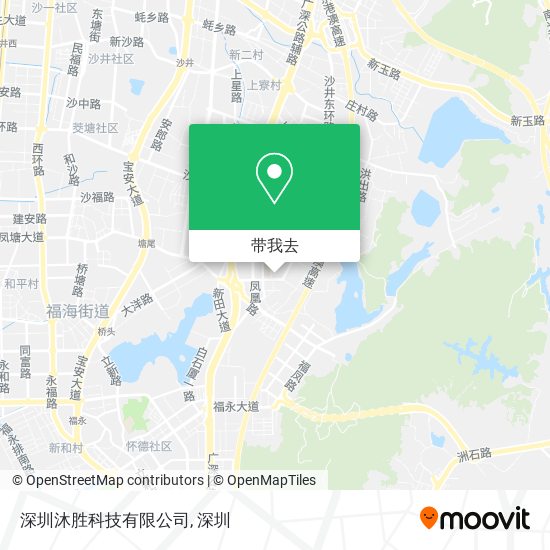 深圳沐胜科技有限公司地图