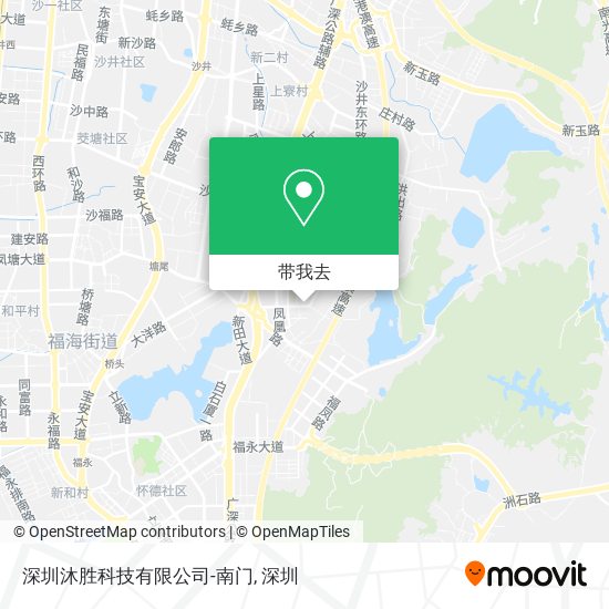 深圳沐胜科技有限公司-南门地图