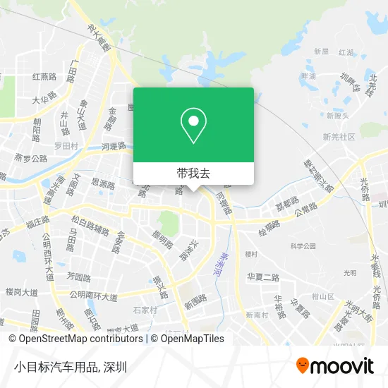小目标汽车用品地图