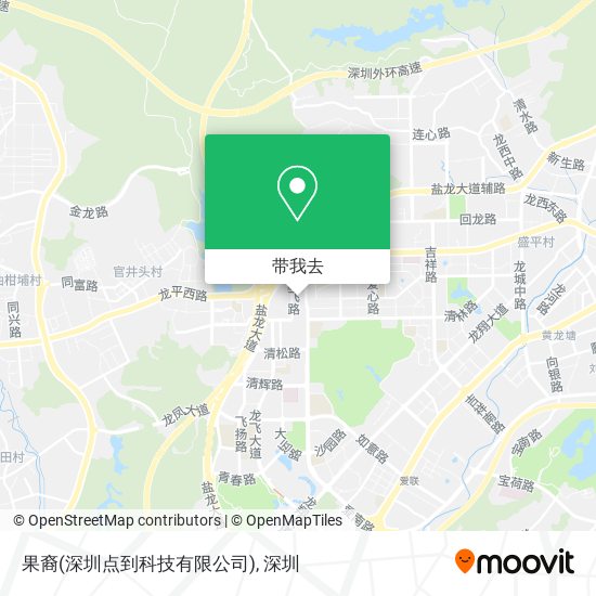 果裔(深圳点到科技有限公司)地图