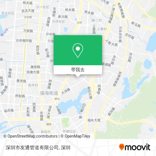 深圳市友通管道有限公司地图
