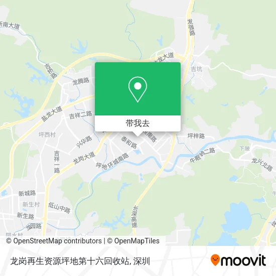 龙岗再生资源坪地第十六回收站地图