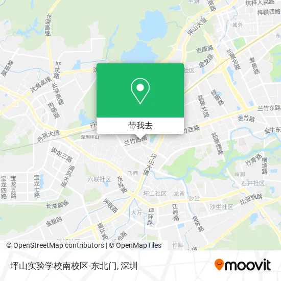 坪山实验学校南校区-东北门地图