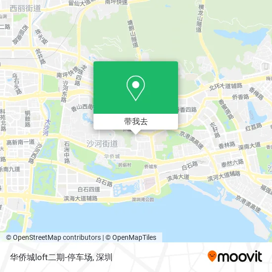 华侨城loft二期-停车场地图