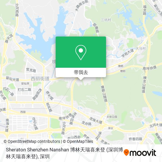 Sheraton Shenzhen Nanshan 博林天瑞喜来登 (深圳博林天瑞喜来登)地图