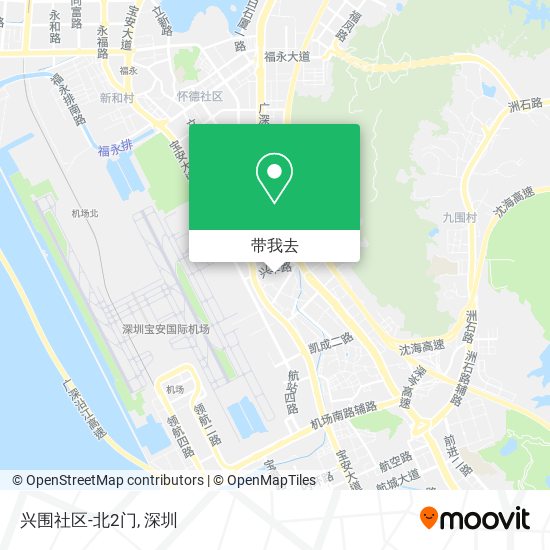 兴围社区-北2门地图