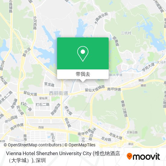 Vienna Hotel Shenzhen University City (维也纳酒店（大学城）)地图