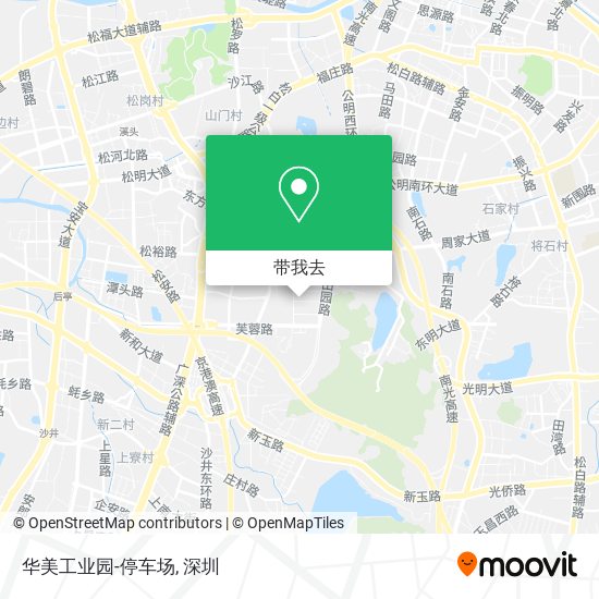 华美工业园-停车场地图