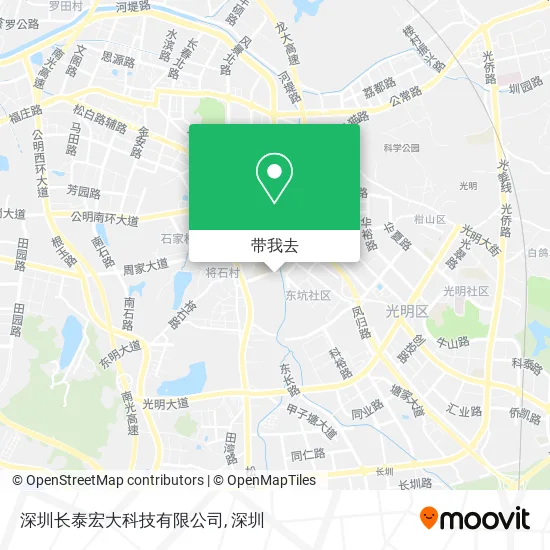 深圳长泰宏大科技有限公司地图