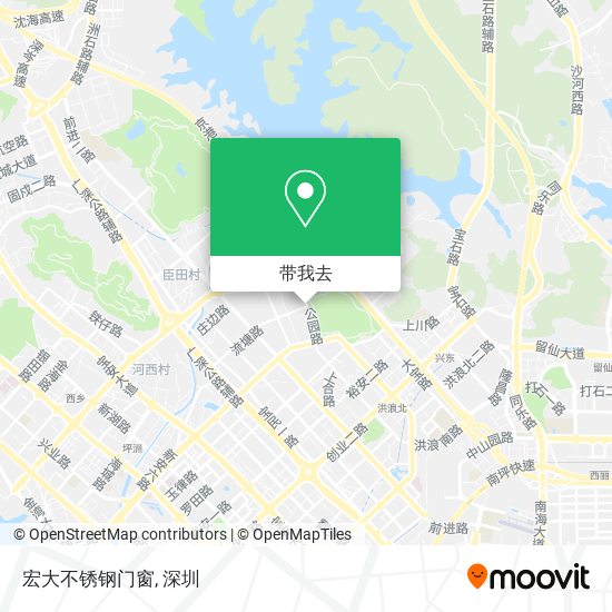宏大不锈钢门窗地图