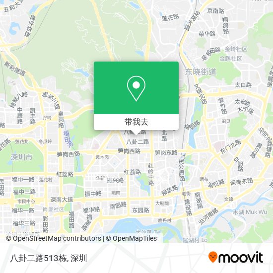 八卦二路513栋地图