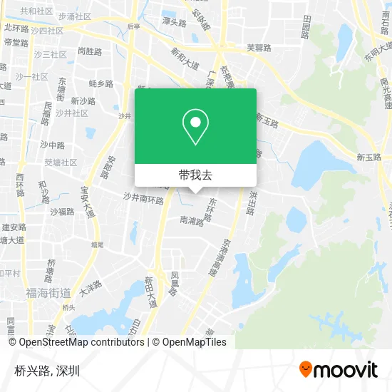 桥兴路地图