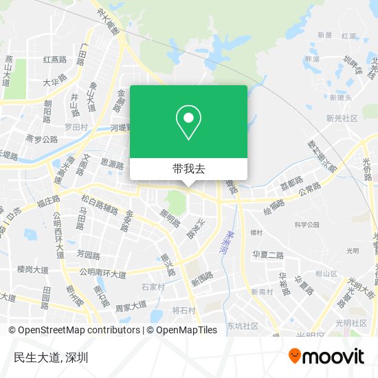 民生大道地图