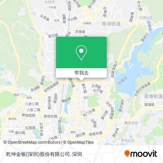 乾坤金银(深圳)股份有限公司地图