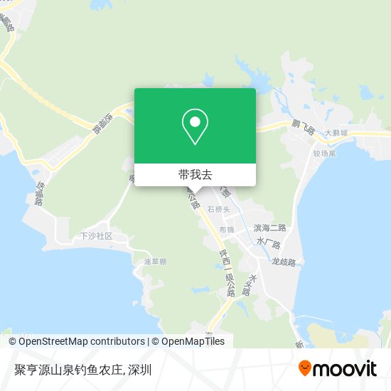 聚亨源山泉钓鱼农庄地图