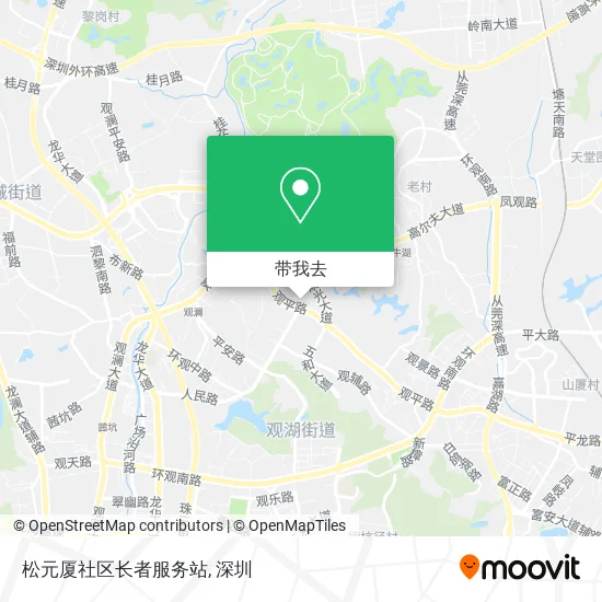 松元厦社区长者服务站地图
