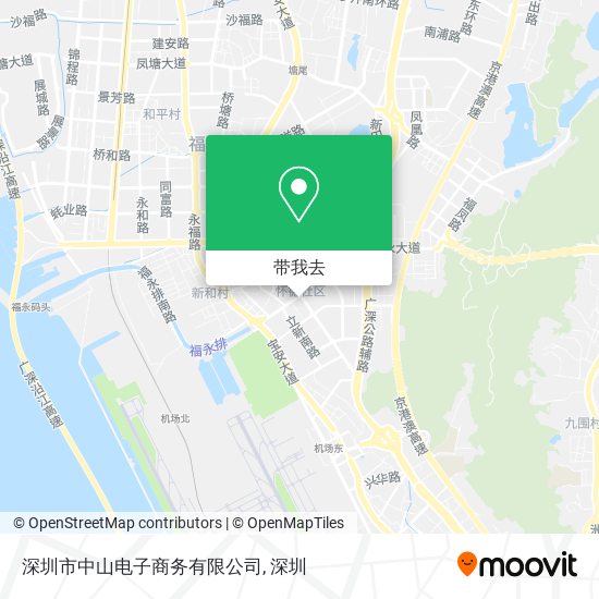 深圳市中山电子商务有限公司地图