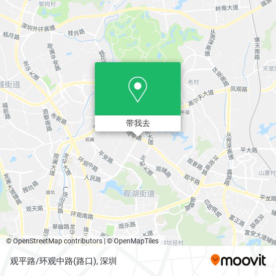 观平路/环观中路(路口)地图