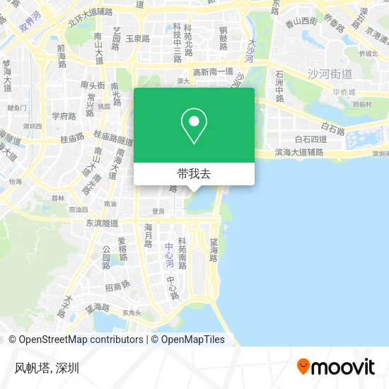 风帆塔地图