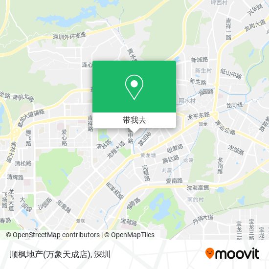 顺枫地产(万象天成店)地图