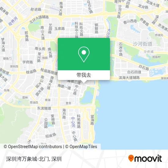 深圳湾万象城-北门地图