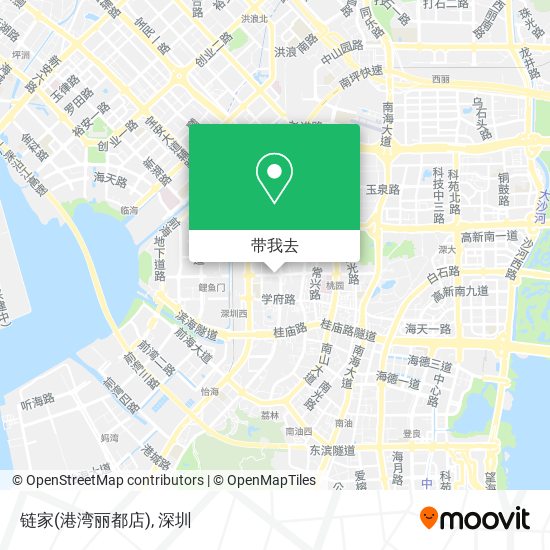 链家(港湾丽都店)地图