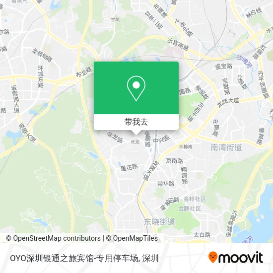 OYO深圳银通之旅宾馆-专用停车场地图