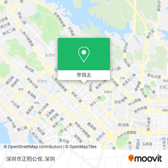深圳市正熙公馆地图