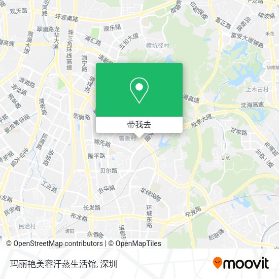 玛丽艳美容汗蒸生活馆地图