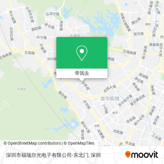 深圳市福瑞尔光电子有限公司-东北门地图